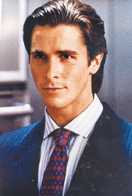 克里斯汀貝爾著義大利設計師Nino Cerruti設計的服裝出演《美國殺人魔》。(資料照片)