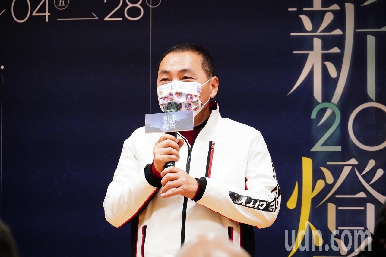 侯友宜今日出席新北燈會記者會。記者劉懿萱/攝影