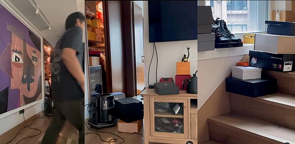 舒淇貼出影片,讓豪宅內部曝了光。圖/截自舒淇instagram