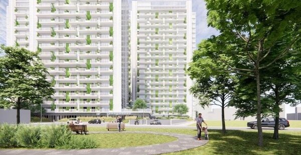 新竹市首座社會住它「中雅安居」面積0.9公頃，計有640戶，預計今年9月動工、2026年完工。圖／新竹市政府提供