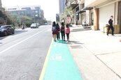 竹北縣政十三路通學步道啟用　學童不再與車爭道
