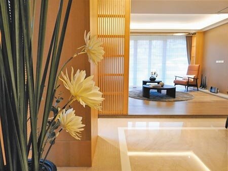 「鄉林玉川」主力坪數約72至77坪,客源來自四面八方,從海外企業主、港商,到中南部隱形冠軍等,還有居住在大安、信義層峰人士,購入自住,或當休閒度假宅。(王莫昀攝)