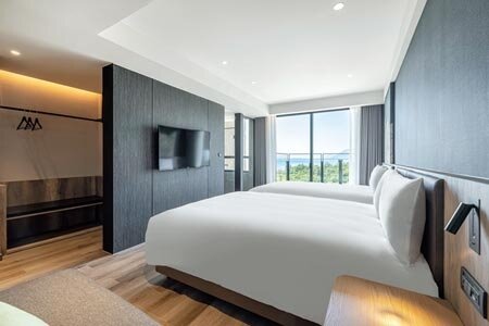 經典海景家庭房,可滿足家庭度假需求。圖∕煙波國際觀光集團