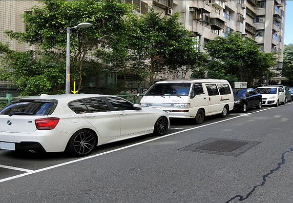 就算是在停車格,逆向停車也是違規喔!圖/新北市府提供