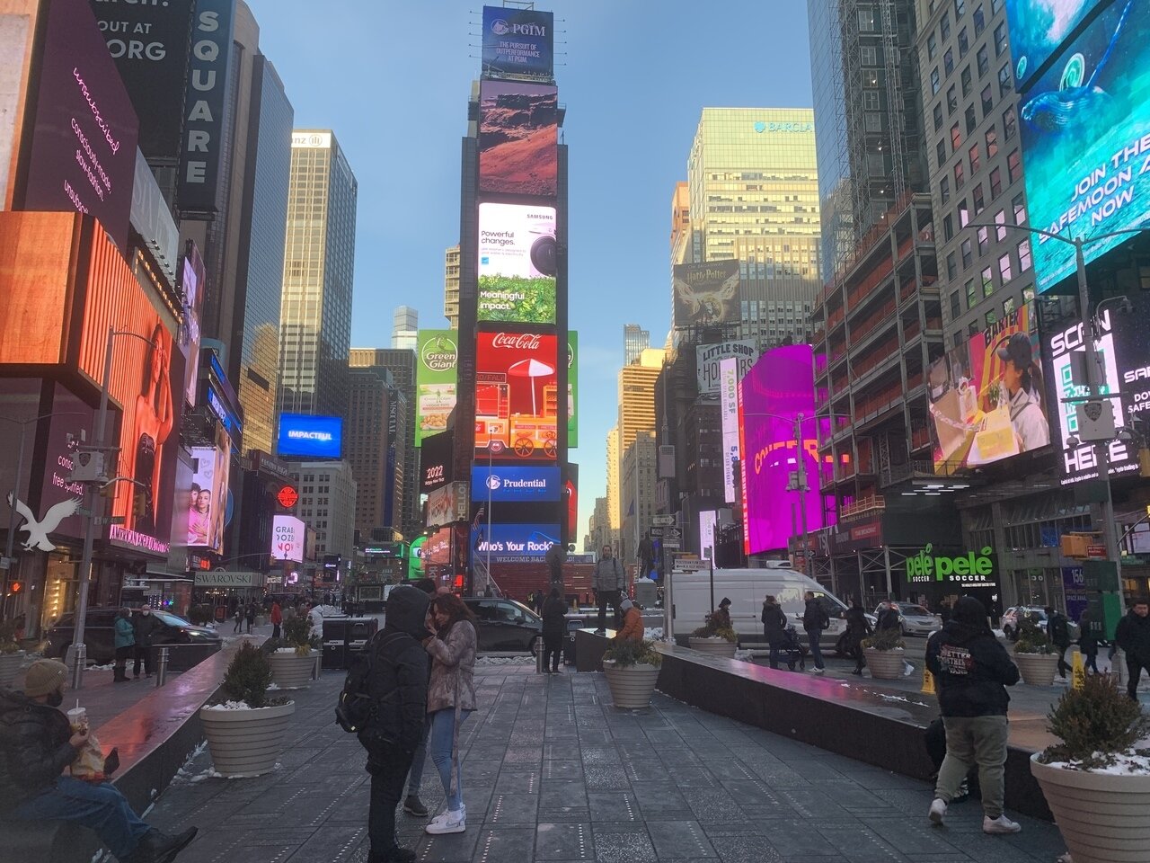 紐約州正在籌畫在下州地區新建至多三座賭場,時報廣場等三大地標是可能的選址目標。(記者和釗宇/攝影)