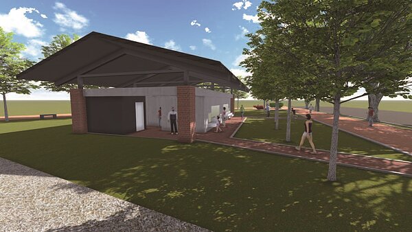 安平天后宮旁的公11預定地將蓋一座廁所。圖/台南市政府提供