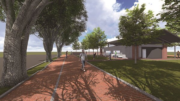 安平天后宮旁的公11預定地將蓋一座廁所。圖/台南市政府提供