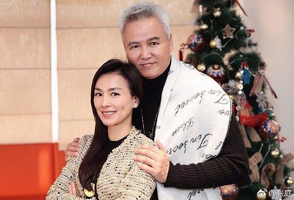 張庭、林瑞陽夫婦。圖/擷自張庭微博