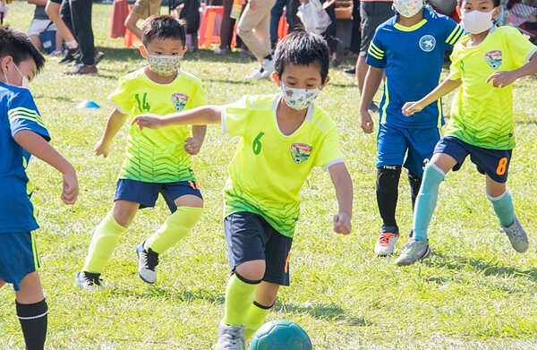 迷你足球運動。圖/台中市政府提供