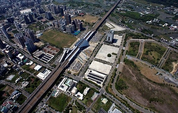 高鐵新竹站。圖/取自交通部鐵道局