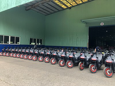 台中公務機車2030年全面電動化。圖／台中市環保局提供