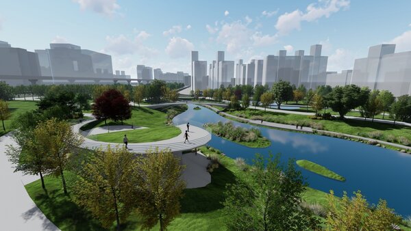水利局秉持「生態設計」理念進行規劃。圖／新北市政府提供