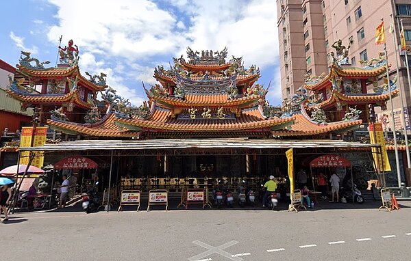 確診者曾赴松山慈祐宮。圖/翻攝Google Maps