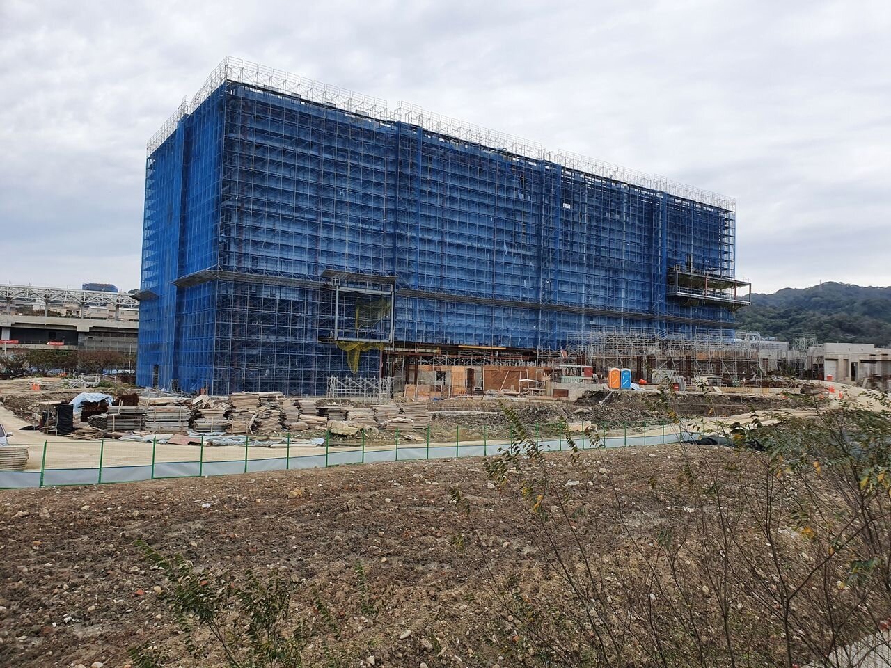 新北市立美術館主體工程預計今年完工。記者李定宇/攝影