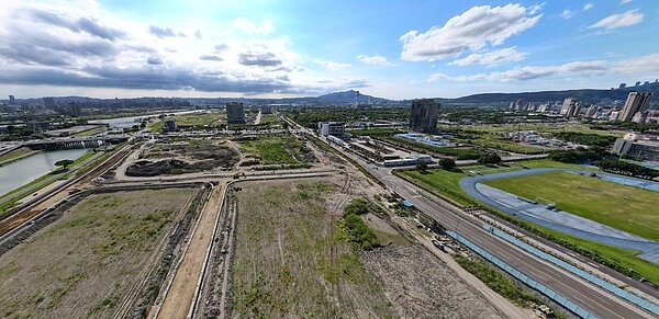 北投區軟橋段88、91、93地號市有土地(T16、T17、T18街廓)等三處市有土地透過設定地上權方式進行開發。圖/地政局提供