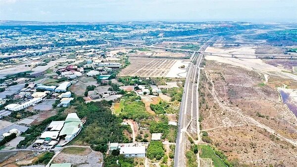 台中市神岡豐洲園區2期開發卡關,市府將優先開發55公頃市有地。圖/中市經發局提供