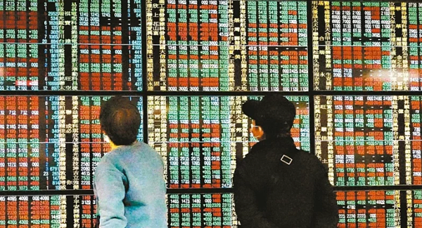 台股5日大漲逾200點。台股示意圖。聯合報系資料照