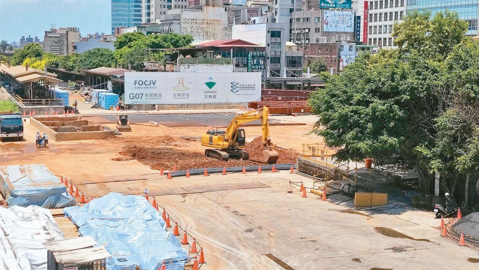 桃園捷運綠線G07站文化資產後續保存及活化計畫過關，但地方文史工作團體仍有疑慮。記者鄭國樑／攝影 