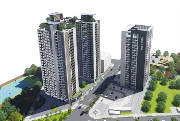 土城行政園區重建後模擬圖。圖/新北市城鄉局提供
