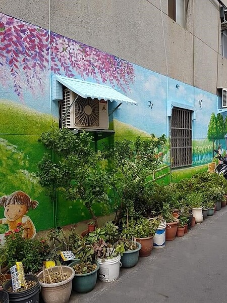 彩繪帶來新視覺。圖／由里辦提供。

