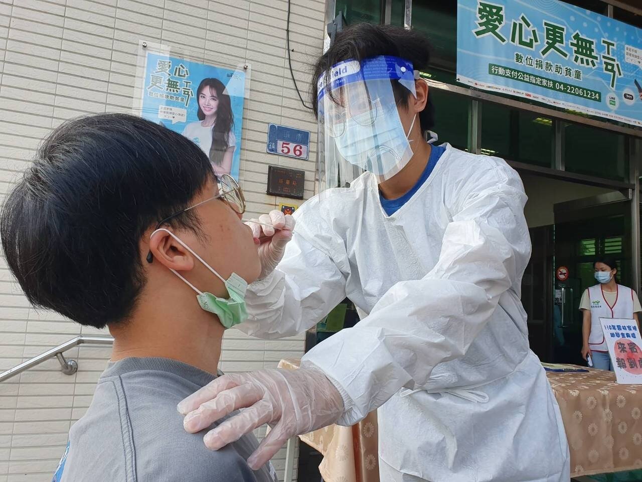 國內社區篩檢站在8月10日退場，圖為示意圖。本報資料照 