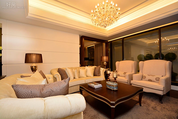 客廳,餐桌,餐廳,遠雄山崎,樣品屋,奇岩重劃區,預售屋。(好房News記者 陳韋帆/攝影)