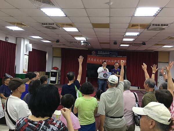 義安里中秋節活動，里民參與熱烈 圖片由劉威志里長提供