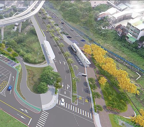 三鶯轉運站將於今年底前完工，藉由人行通廊串聯台鐵、捷運、公車、YouBike等大眾運輸和停車場，建構一個完整的公共運輸轉乘區（Transit Mall）。圖／新北市交通局提供