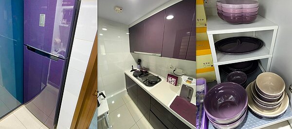 原PO要求家中配色只能是紫色和白色。圖/擷取自《爆怨公社》