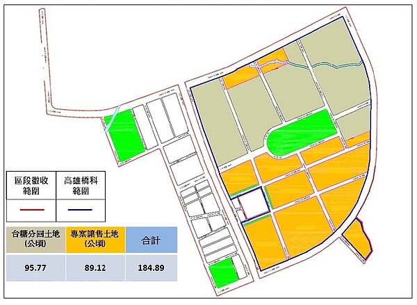 南部科學園區高雄(橋頭)第二園區。圖/營建署提供