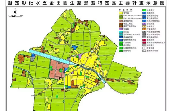 彰化鹿港頂番婆水五金聚落，長期以來發展都受限於土地問題，縣府以新訂都市計畫推出全國首見「水五金田園生產聚落特定區」計畫案。圖／彰化縣政府提供