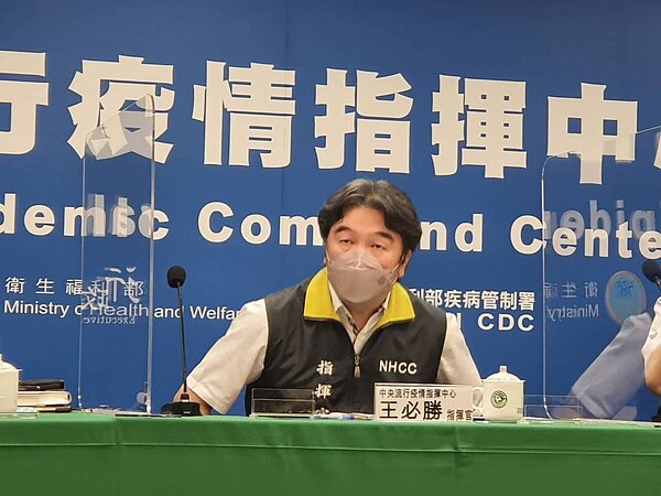 指揮中心指揮官王必勝。記者楊雅棠／攝影 