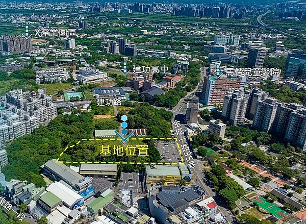 「新竹市建功Campus設定地上權公辦都更案」公開徵求實施者，自即日起至9月14日招商文件草案公開閱覽，預計今年10月正式公告招商。圖／國家住都中心提供