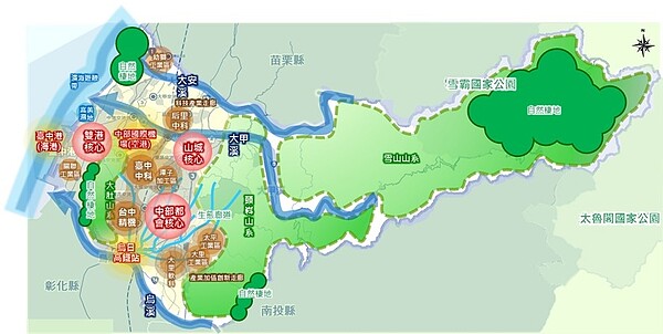 中市國土計畫引領都市發展,潭雅神都市計畫持續進行。圖/台中市府提供