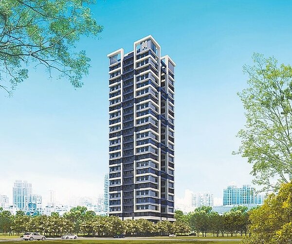 新濠建設引領業界推出「不二價」交易平台,成為民間房價資訊透明的新典範。圖為「新濠漾Ⅱ紐約公園」建案外觀模擬圖。圖/新濠建設提供