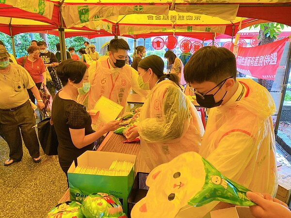 延續環保議題,中山區江山里中秋節園遊會規劃柚見樂、集保樂、答答樂,鼓勵民眾落實廢品回收、響應環保。圖/永慶房產集團提供