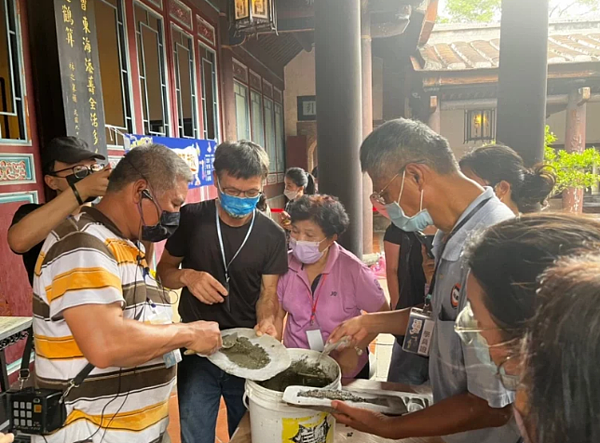 新北市板橋林家花園9月將進行彩繪及瓦作兩項傳統工藝講學。圖/新北市文化局提供