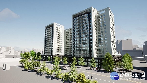 建功安居社宅，為目前新竹市最大規模社宅，預計興建地下2層、地上13層、總戶數740戶。