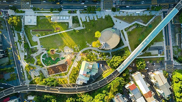 台北市有3座公園榮獲2022年世界級景觀大獎。圖/北市府提供