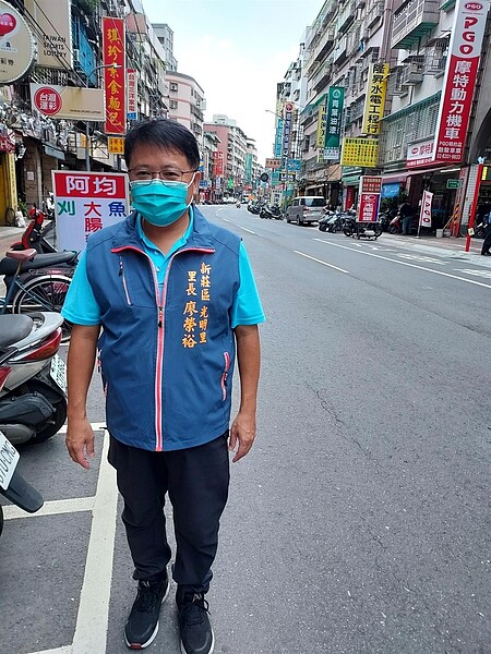 里長廖榮裕親和友善。圖／易小滿攝
