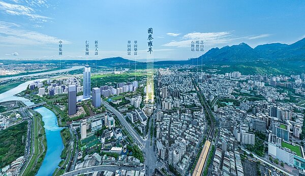 北投士林科技園區未來將改變北投士林的天際線。北士科未來願景示意圖/現場提供