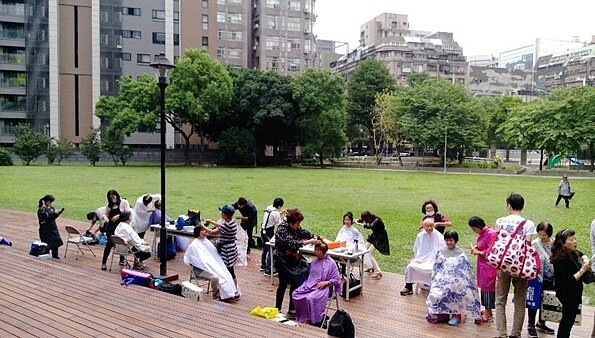 聚盛里會定期舉辦義剪活動。圖／取自台北市鄰里服務網
