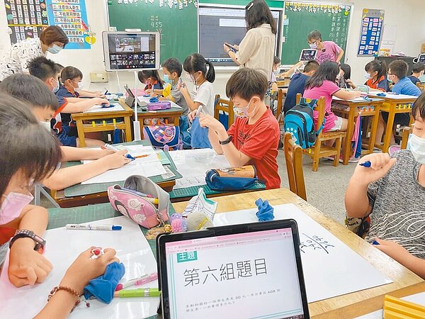 桃園八德人口成長快速,議員盼盡速增班增校。圖為學生上課示意圖。(桃園市教育局提供/陳夢茹桃園傳真)