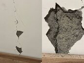 地震後家中牆壁裂開　她分享災後住宅結構檢查DIY