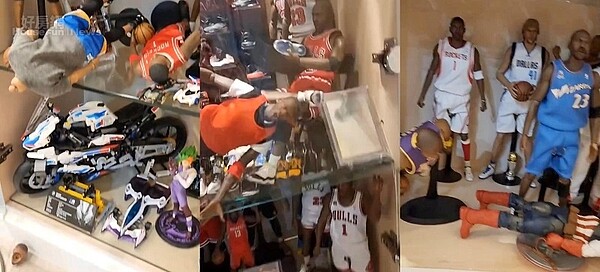 地震讓不少民眾收藏都受損,很心疼。圖/讀者提供