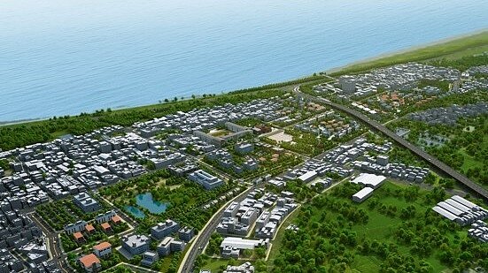 台南市長黃偉哲表示,喜樹灣裡市地重劃工程是綜合性整體開發工程。圖/台南市政府提供