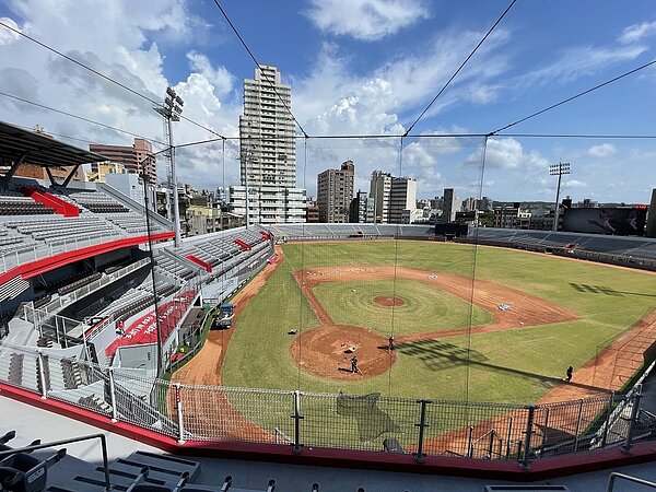 新竹市立棒球場。記者張裕珍/攝影