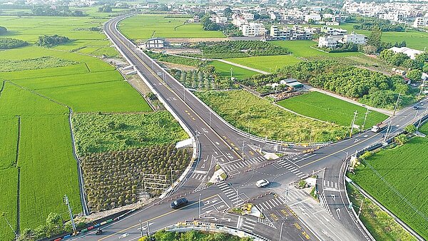 彰化縣政府積極打造彰化縣東側外環走廊，南延段斗中路到中州路段落成。（彰化縣政府提供／吳敏菁彰化傳真）