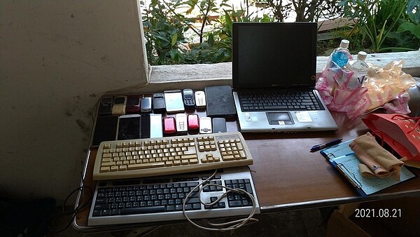 資源回收的電子產品/圖片由鄢健民里長提供