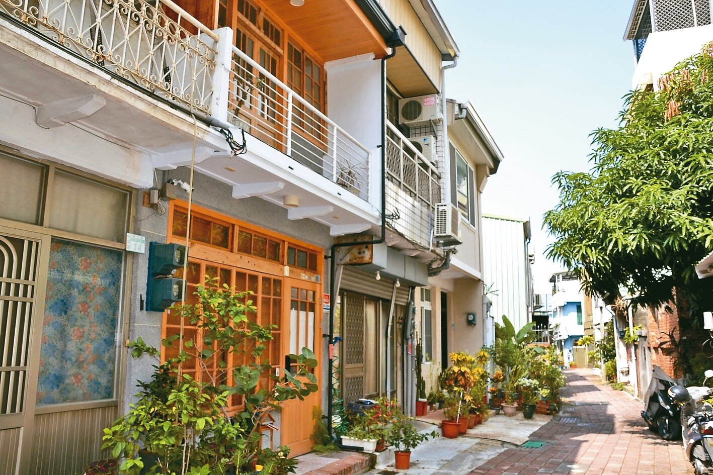 台南老屋多,部分老屋改建或整修後,深具特色。記者鄭惠仁/攝影